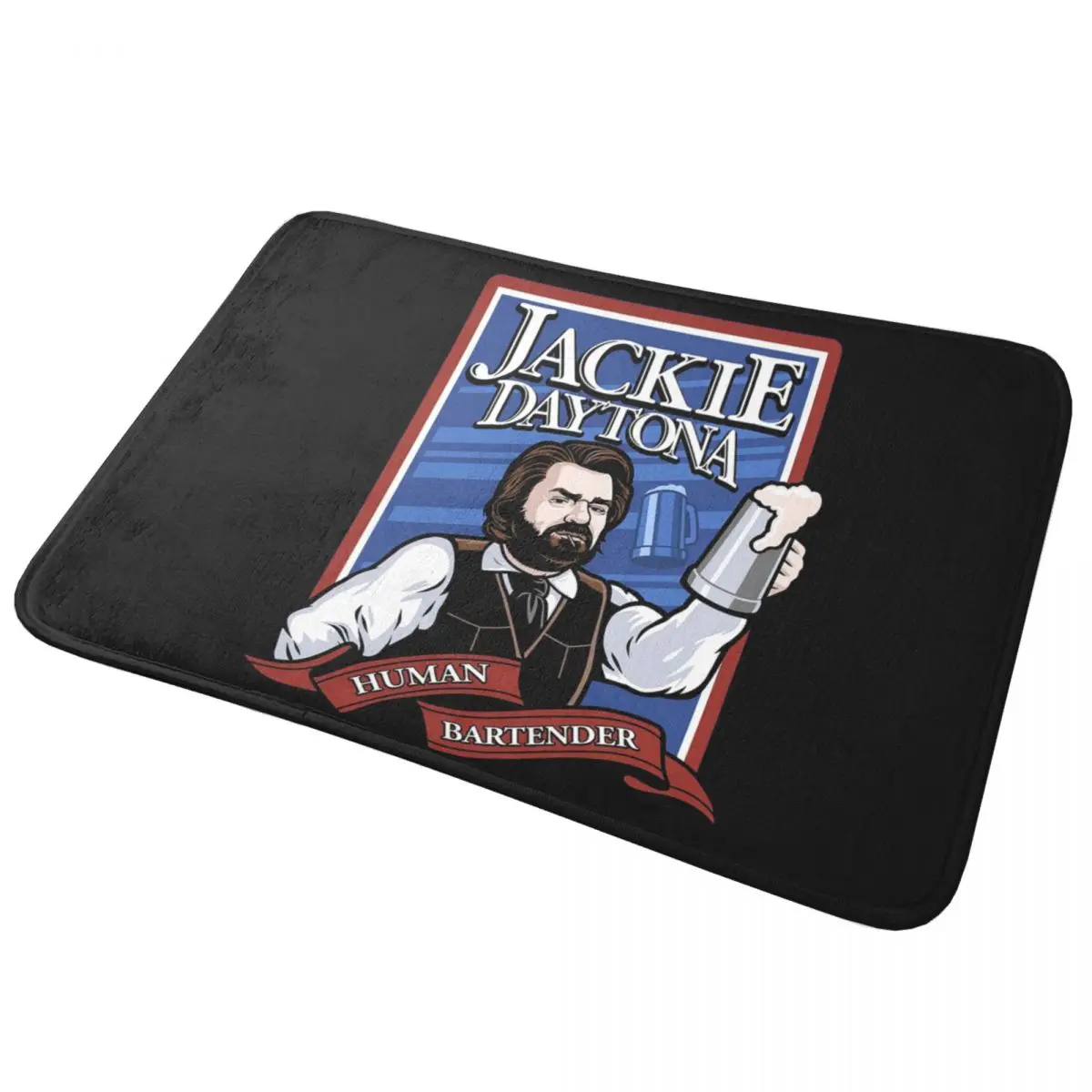 

Jackie Daytona, обычный человеческий барменский коврик, напольный коврик, ковер для кухни, входа, дома, ванной комнаты, гостиной, коврики для ног