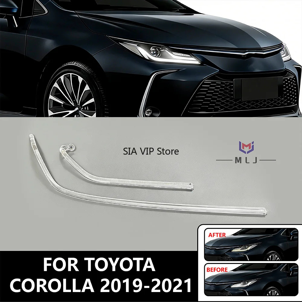 

DRL CHIP Light Guide Tube For Toyota Corolla 2019-2021 ALTIS Car white LED Light Source board LED lamp tube Car Accessories