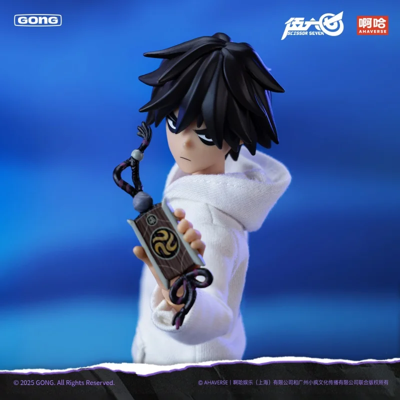 Nieuwe Echte 22 Cm Schaar Zeven Doek Gown Action Figure 1/8 Gezamenlijke Beweegbare Pop Verzamelen Model Desktop Decoratie Verjaardagscadeau