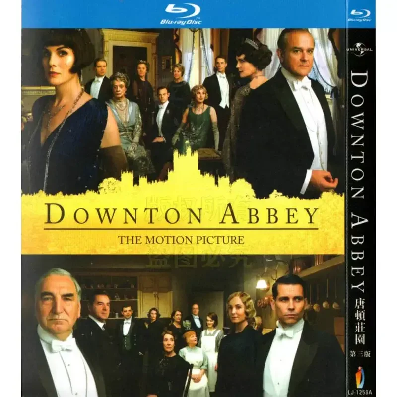 British Drama Film Downton Abbey 1 and 2 Blu-ray BD High Definition 2 Disc Set