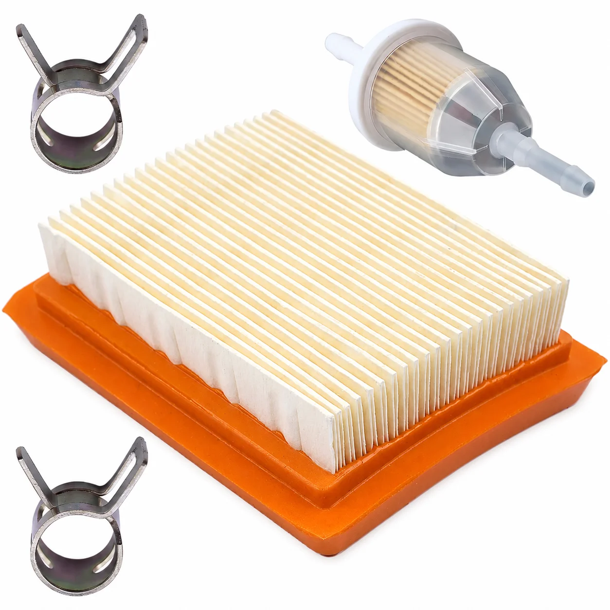 Air Filter Fuel Filter Kit for Kohler XT650 XT675 6.5HP 6.75HP Engine, Replaces 14 083 15-S, Toro 20370 Lawn-Boy 10730 Parts