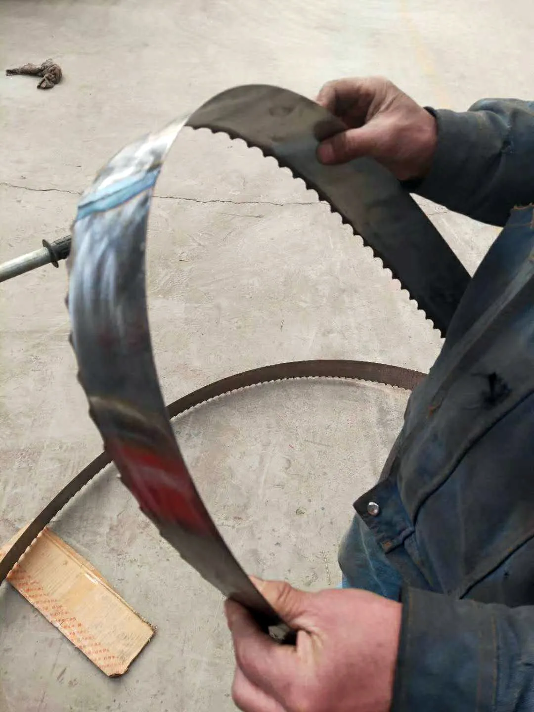 bandsaw blade flash butt welding machine