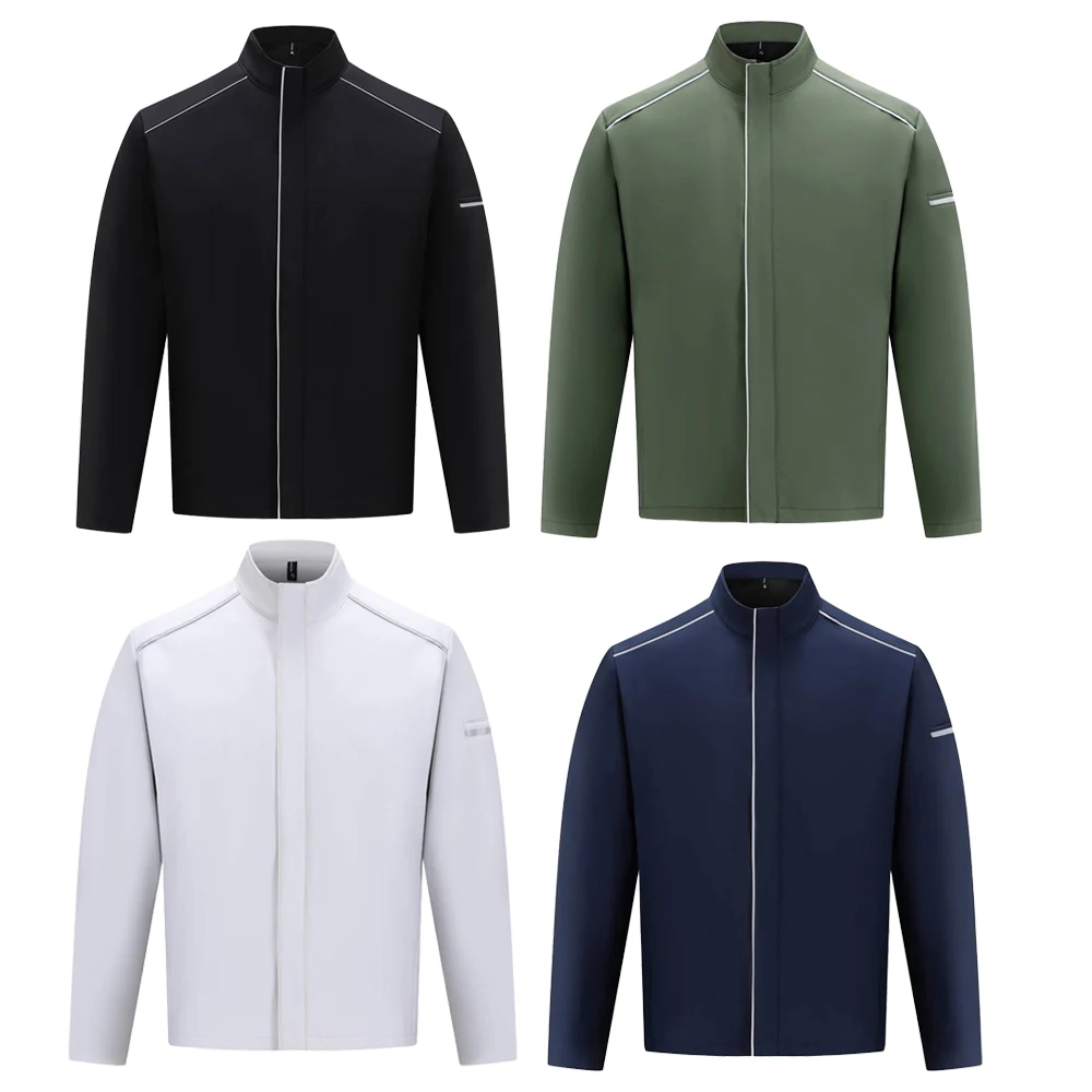 سترة عمل Softshell للموسم الجديد - ملابس خارجية ذات ياقة واقفة ممتازة لملابس الخريف والشتاء الاحترافية