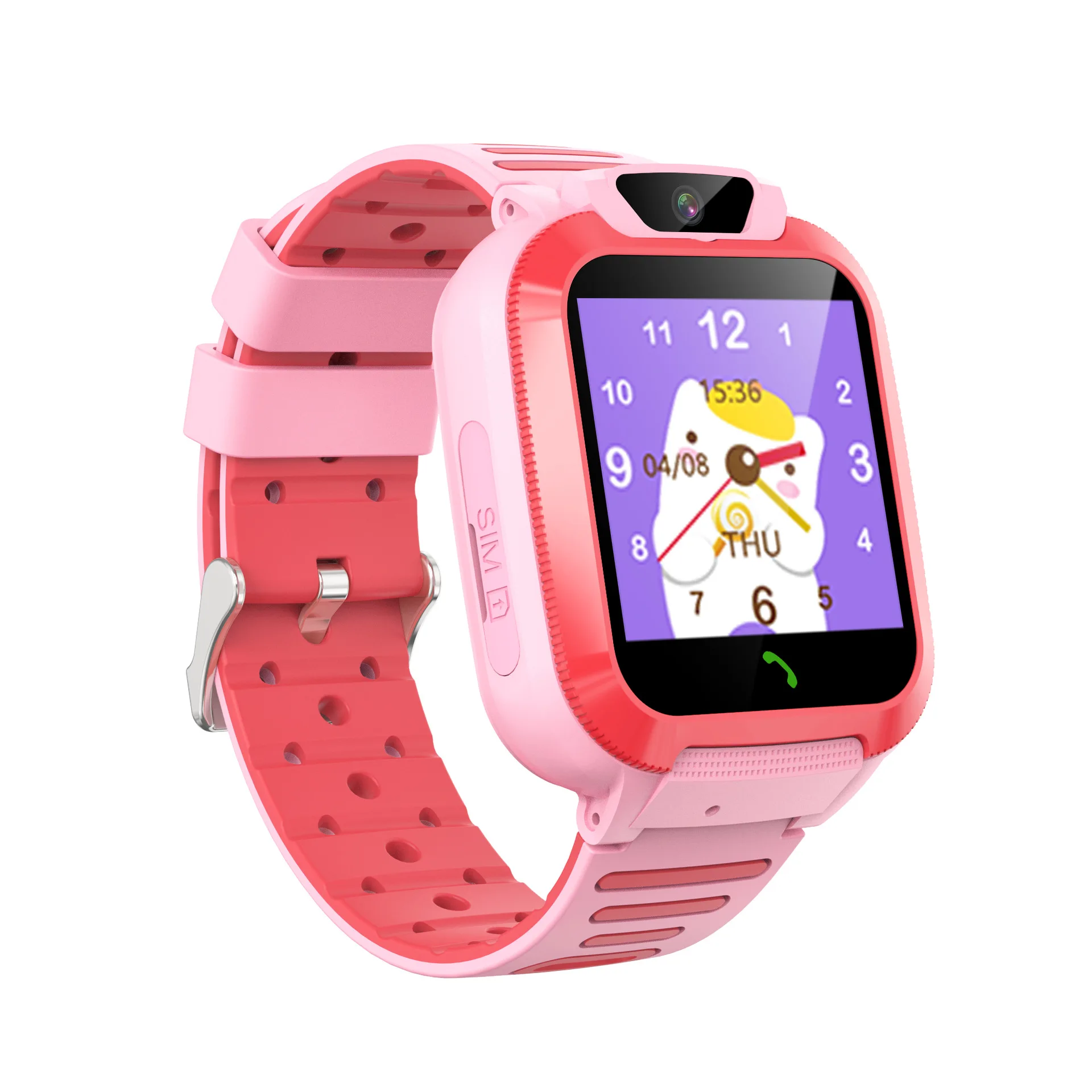 

4G Kids Watch Sim Card LBS Location Tracking Video Phone Message Alert SOS Take Photos IP67 Waterproof for Children Smartwatch