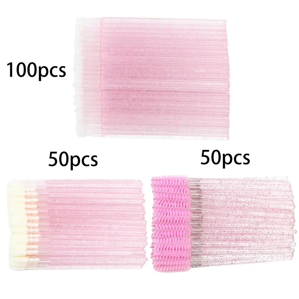 200 Stuks Wegwerp Mascara Lippenselen Wands Applicator Microbrush Borstels Set Wattenstaafje Voor Wimperverlenging Wenkbrauw Makeup Tools