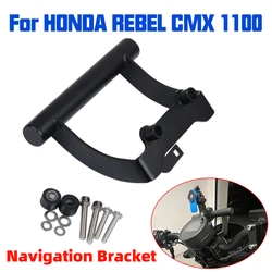 For HONDA REBEL CMX 1100 CMX1100 2022 2023 2024 Motorcycle Accessories Phone GPS Navigation Plate Bracket Handlebar Adapt Holder