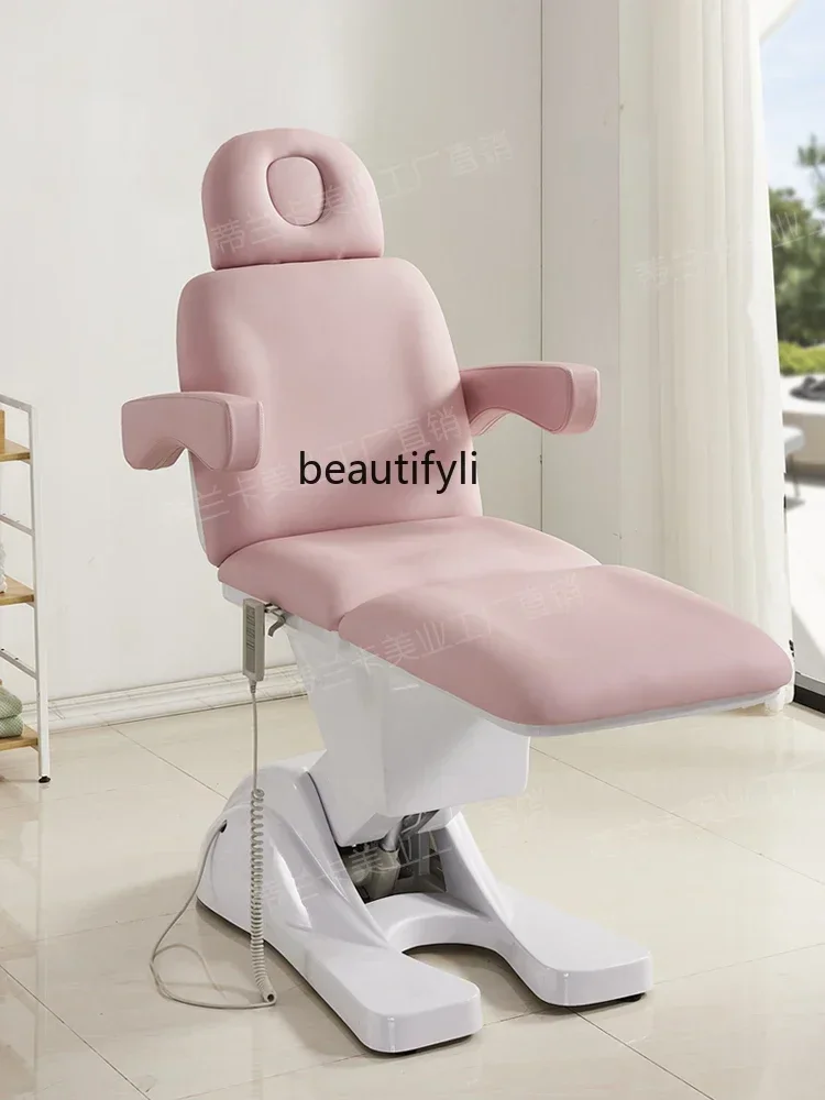 

A50 Electric Beauty Bed Lifting Surgical Tattoo Massage Bed Folding Tattoo Chair Physiotherapy Professional Bed