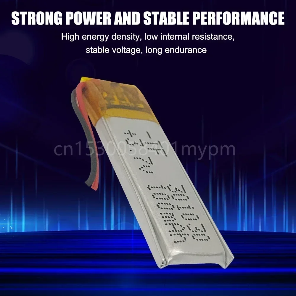 301030   3.7v 100mah bateria recarregável de polímero de lítio li-po li-ion para fone de ouvido bluetooth pulseira inteligente lâmpada lanterna walkie