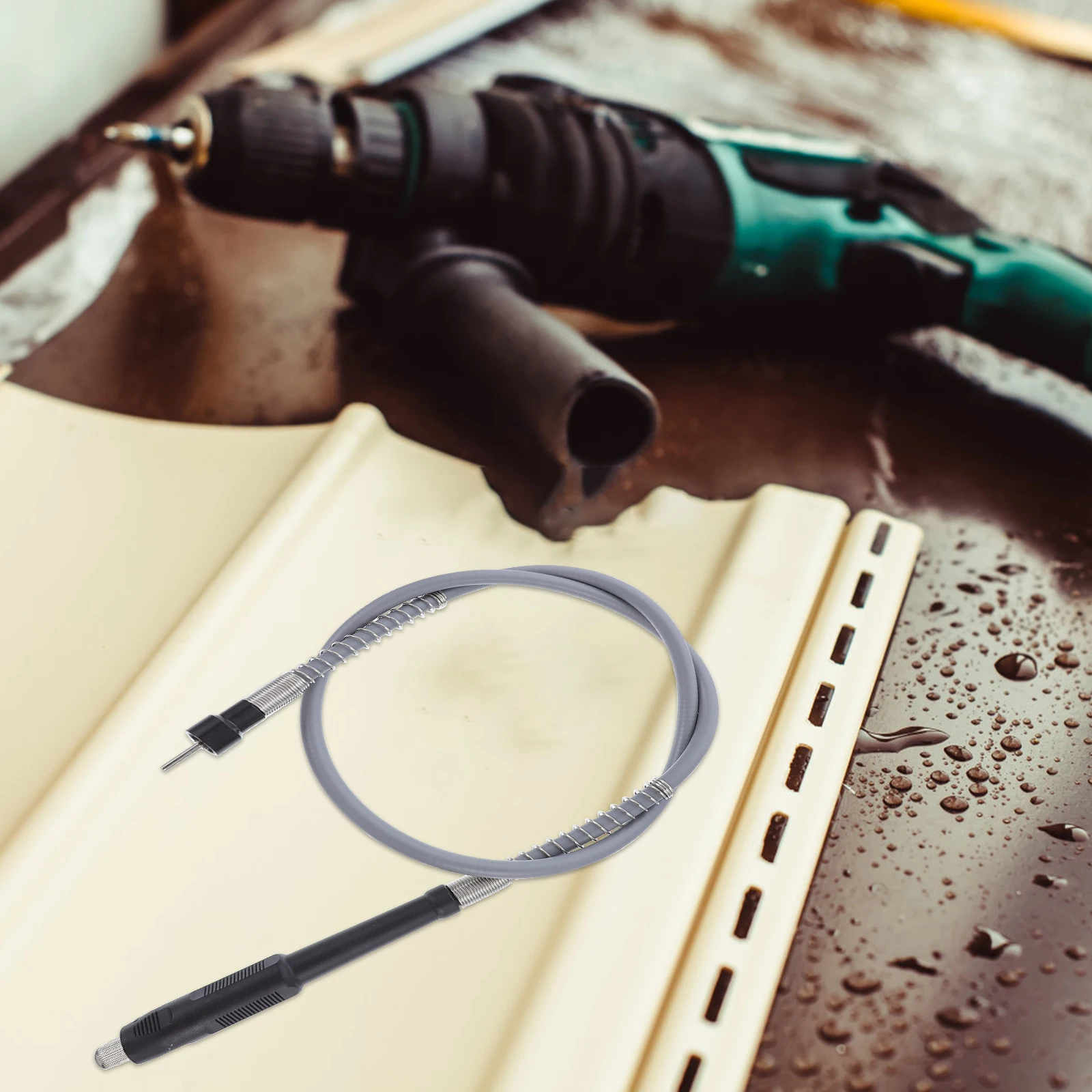 

Удлинительный кабель для дрели с гибким валом, адаптер для патрона 3,2 мм, электрические инструменты, мягкая резина, H, 237 г, шлифовальные круги, полировка