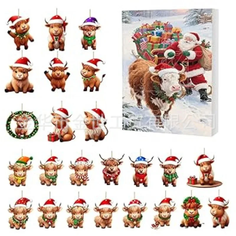 

Christmas Tree 3D Blind Box York Giants 100th Anniversary Advent Calendar Holiday Countdown Christmas Decor Festive Box Gift New