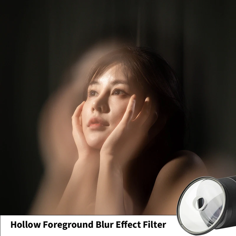 

Center Clear Vignette Blur Filter Macro Hollow Dreamy Bokeh Effect Lens Filter for DSLR Camera Portrait Product Photography