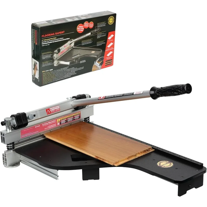 

13" Professional Floor Cutter - No Dust, No Noise, No Electricity Multi-Angle Cuts for Laminate, Vinyl, Wood & More, Pro. ALU Lo