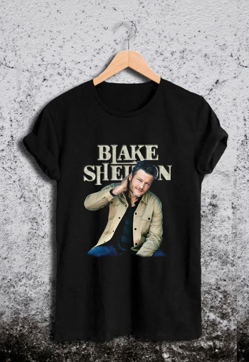 Blake Shelton Country Music T-Shirt Unisex Cotton For Men Tee Size S-234XL EL030