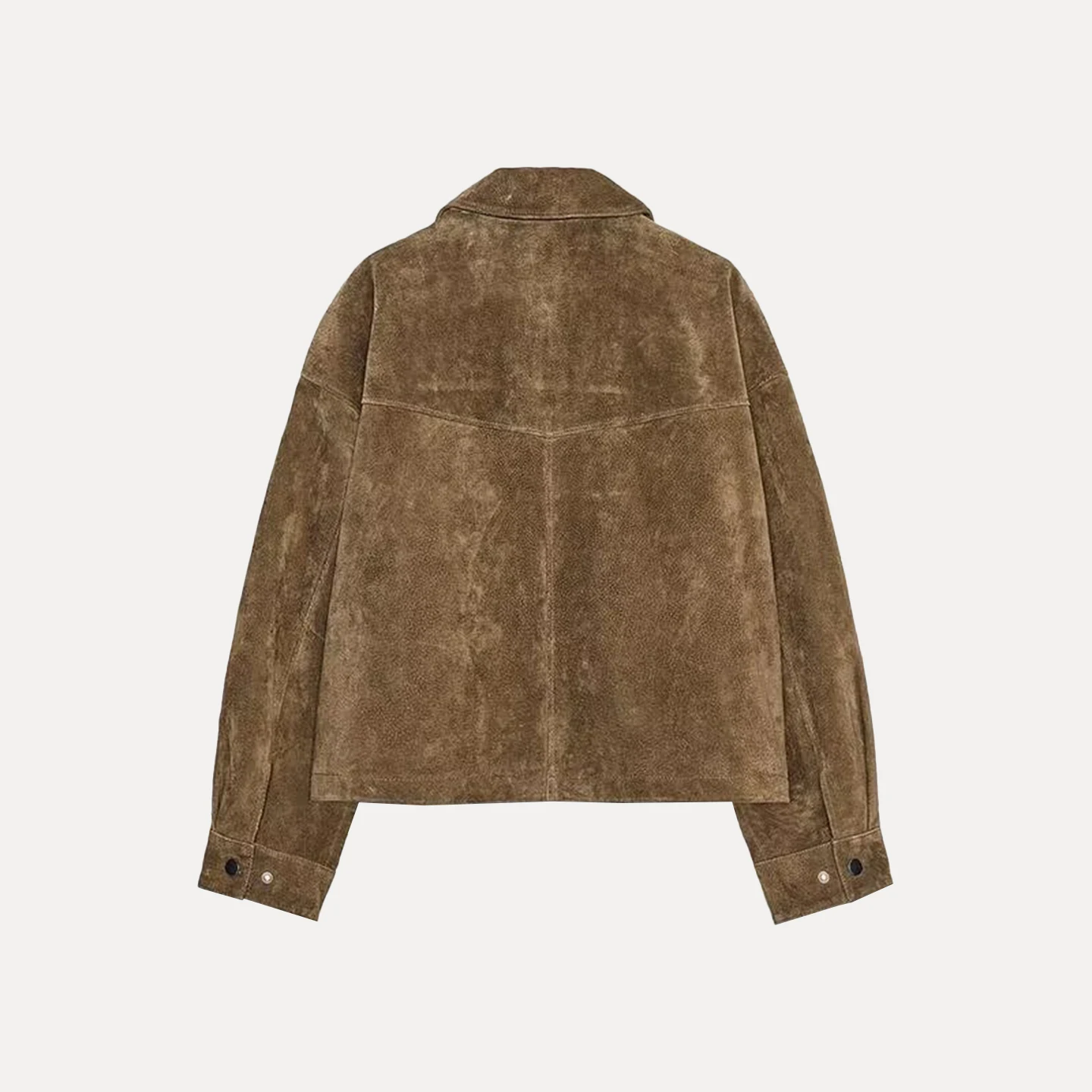 Damska kurtka pilotka ze skóry naturalnej Z, nowa kolekcja 2025, modna odzież wierzchnia, krój regularny, model 8073253.