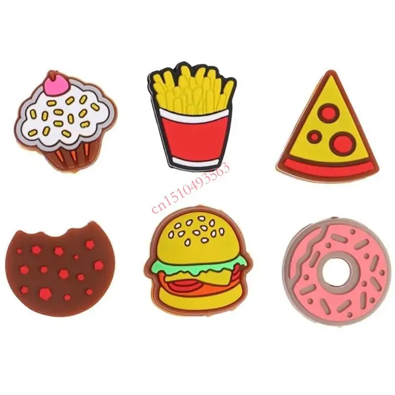 

6pcs Lovely Sweet Treats Tennis Racquet Vibration Dampeners Colorful Silicones 448C