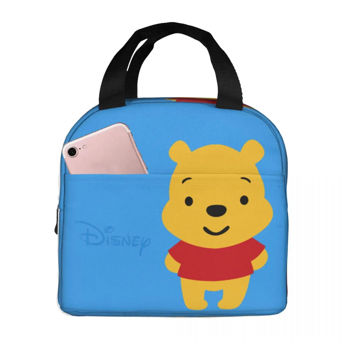 

Женский пищевой контейнер Chibi аксессуары в виде мишки Disney Winnie The Pooh на молнии ClosureLunch boxesпешие прогулки