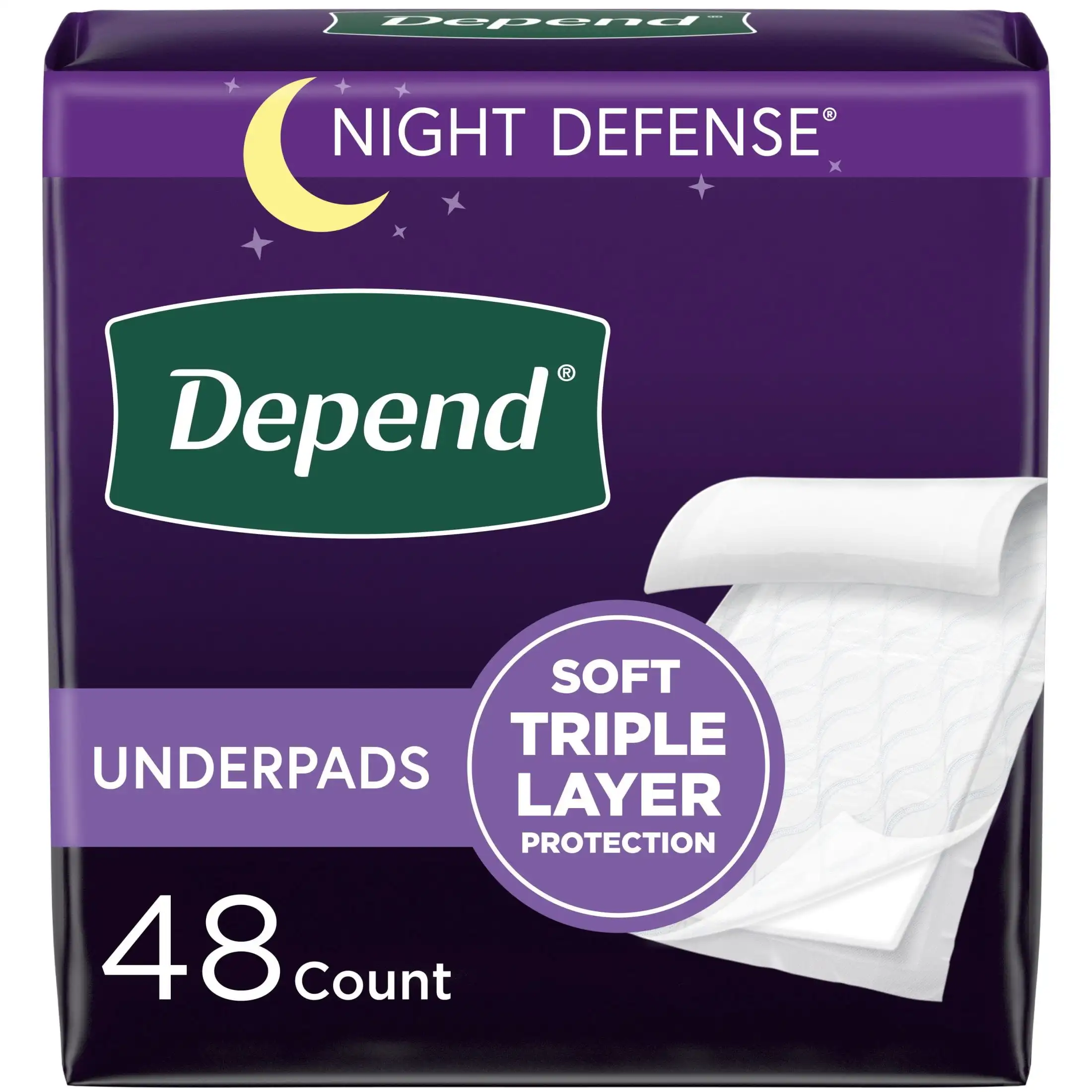 

Underpads, Disposable Incontinence Bed Pads for Adults, 36 X 21, 48 Count