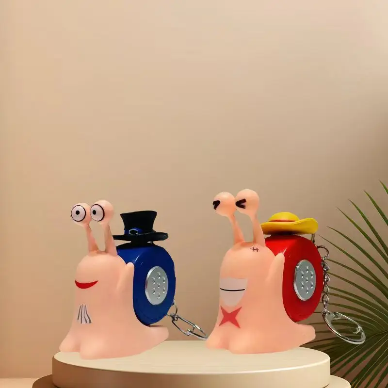 

Funny Cute Snail Recording Toy With Sound Creative Recording Confession Button Toys Pendant Keychain Couple Gift