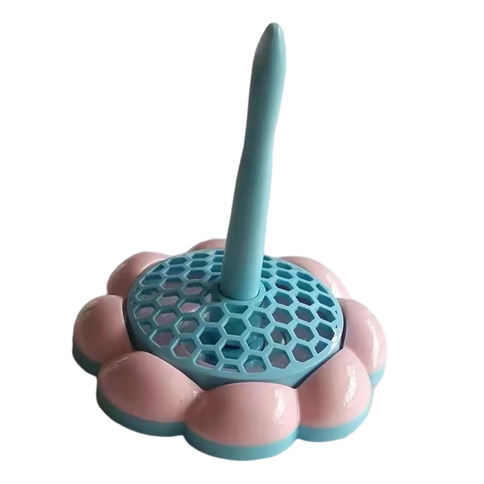 PP Material Yarn Holder Stand with Secure Base Rotatable Yarn Ball Dispenser for Crocheting and Knitting Projects
