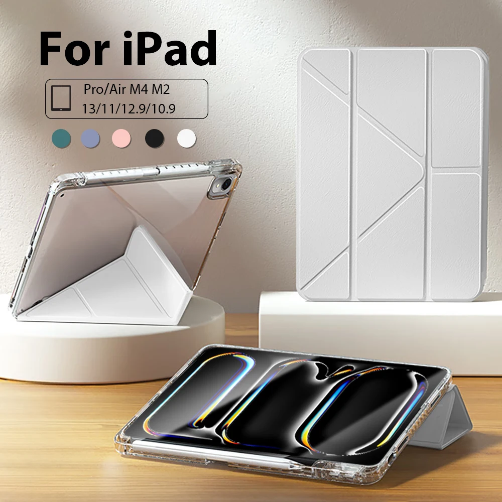 For Ipad Case 10 10th 9 9th Generetion Pro 12.9 12 9 13 11 M4 M2 2024 Air 5 4 For Ipad 8th 7th 10.9 10.2 Funda Cover Accessories