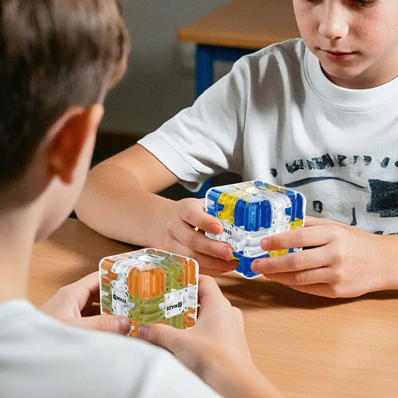 Hot 3D Maze Magic Cube Fidgeting Toys Kids Labyrinth Creative Puzzle Intelligence Cube Logical Thinking Educational Toys