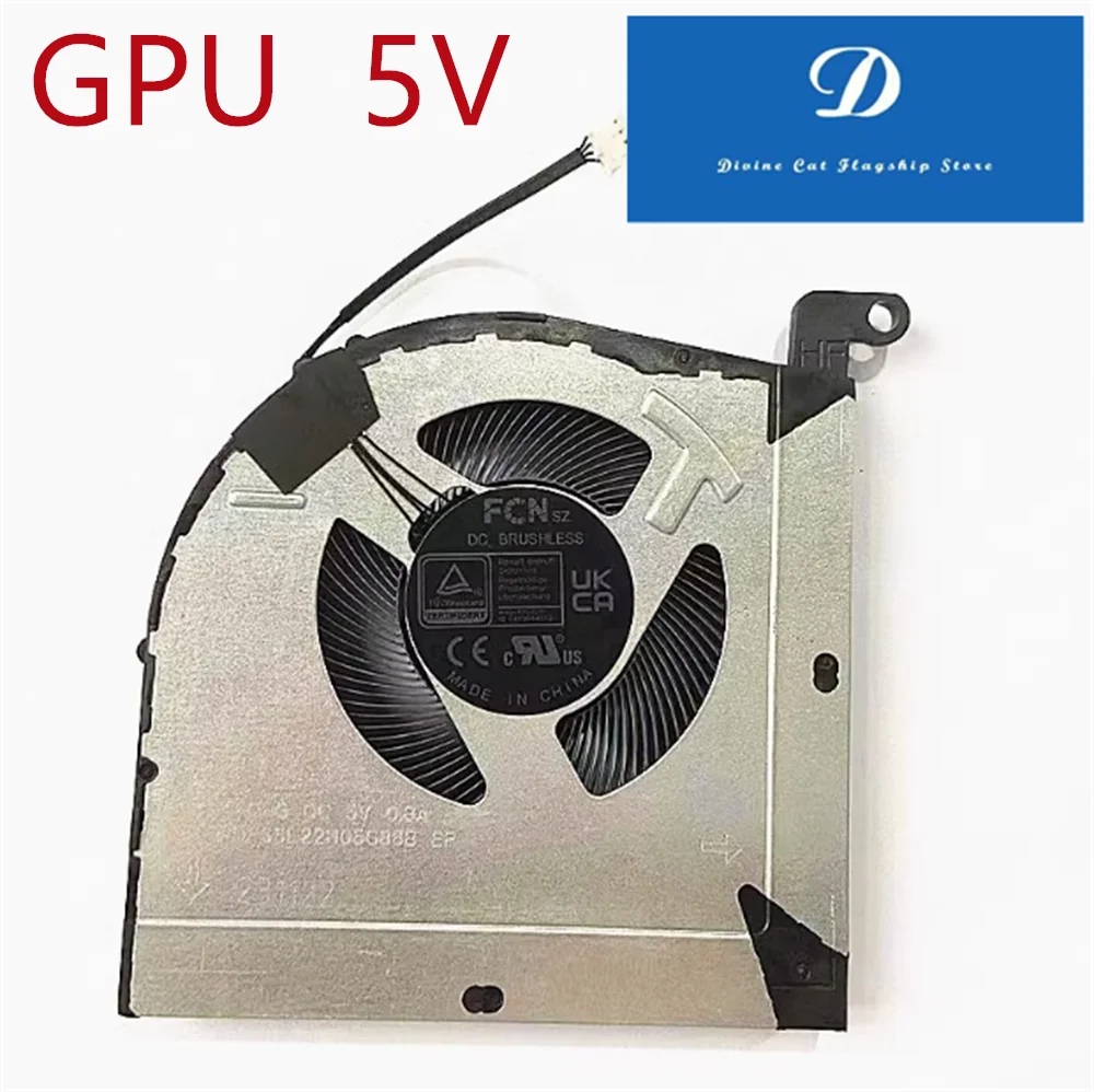 

Новый вентилятор для Lenovo LOQ 15IRH8 GeekPro G5000 IRH8 5 В 12 В