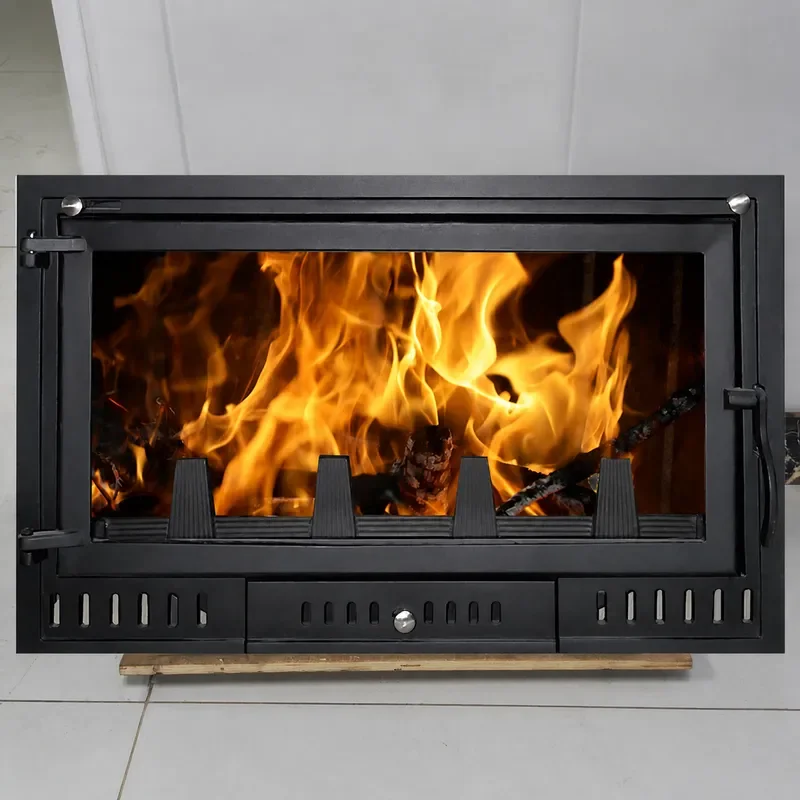 Real Fire Fireplace Door for Interior Decoration Villa Homestay Self Built House Custom Processing Direct from Manufacturer