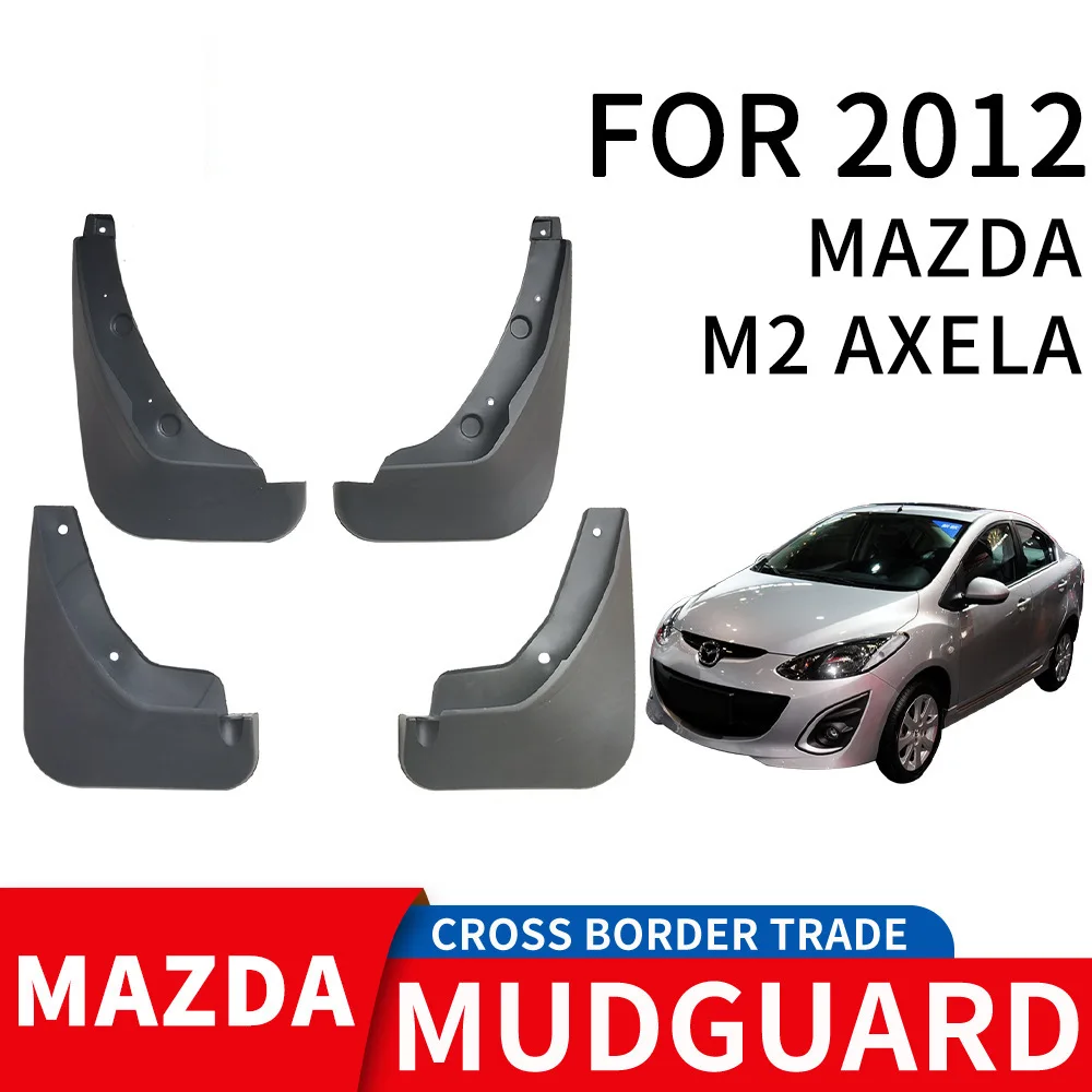 

For 2012 MAZDA M2 sedan Car tire mudguard,Mudflaps Front Rear Flares Splash Guards Cover Car Accessoie