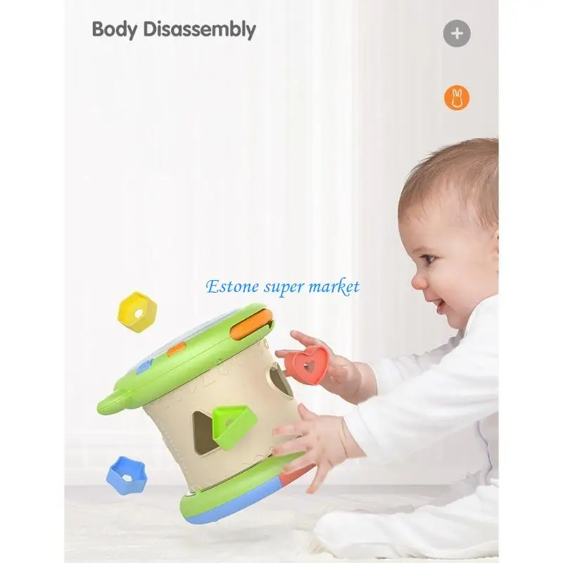 090B Electric Educational Toy Early Learning Beat On Toy for Baby Beat On Drum Toy