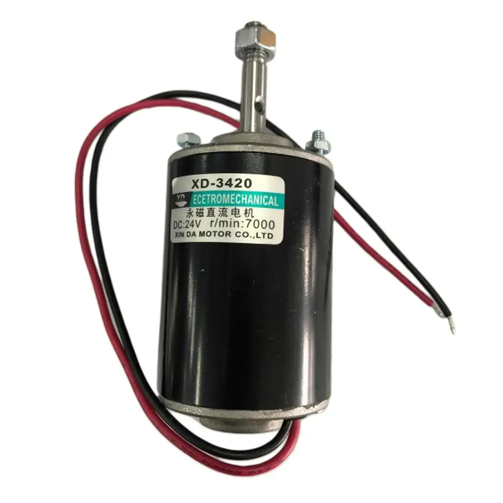 DC Electric Motor, 12V 30W 3000RPM Low Noise CW/CCW Reversible Permanent for