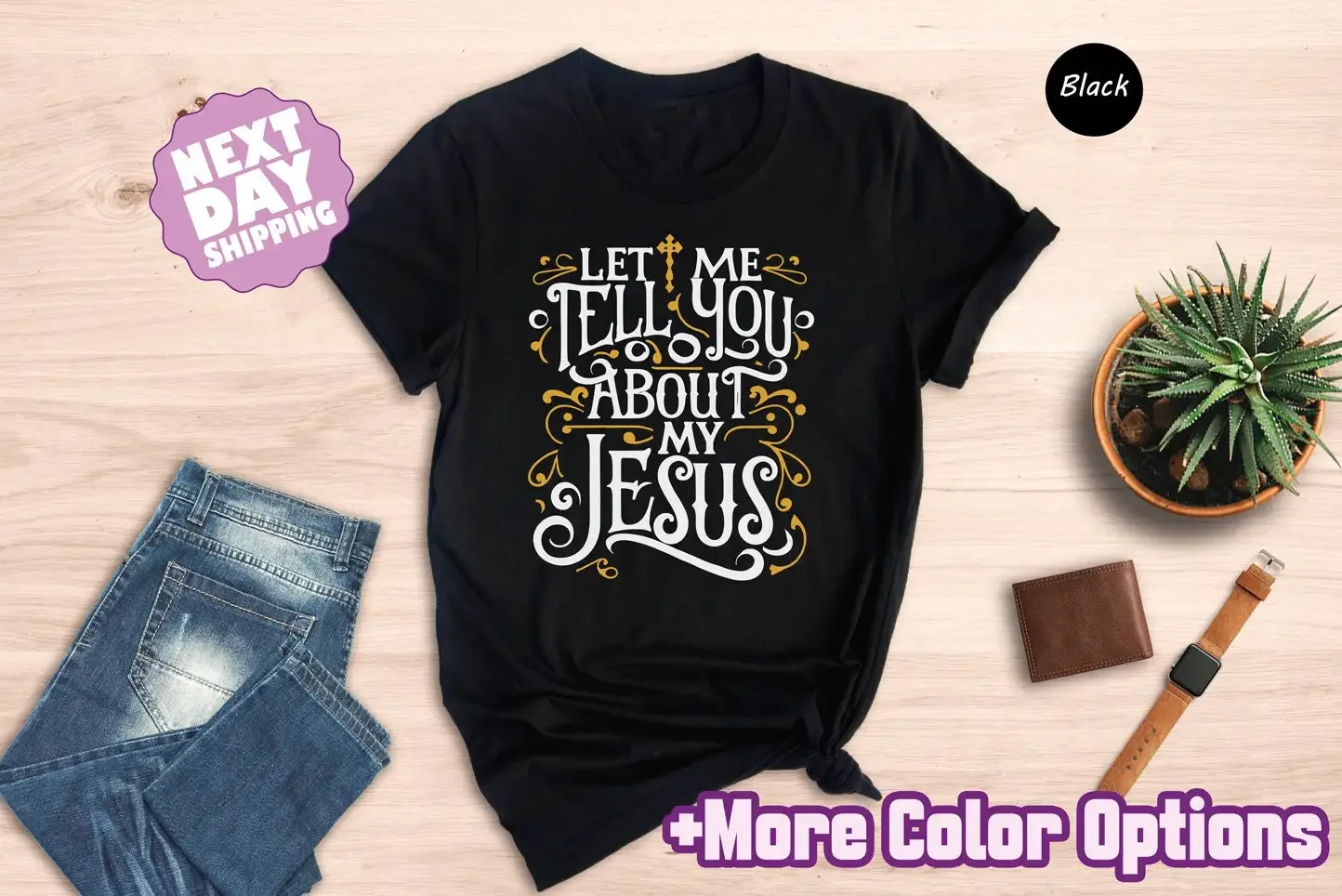T-shirts chrétiens, t-shirt Jésus, inspirant : laissez-moi vous raconter ma foi, verset biblique religieux