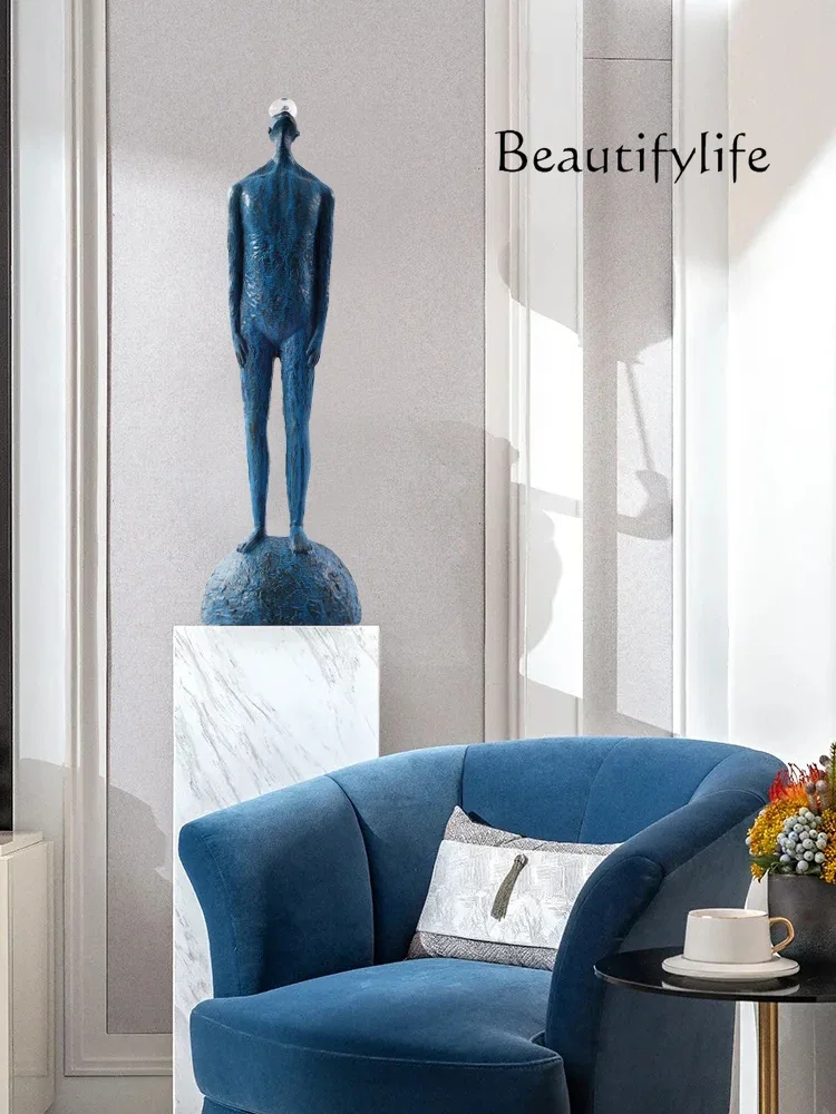 Sales Office Hotel Lobby Club Art Decoration  Modern Light Luxury Characters Sculpture Crafts