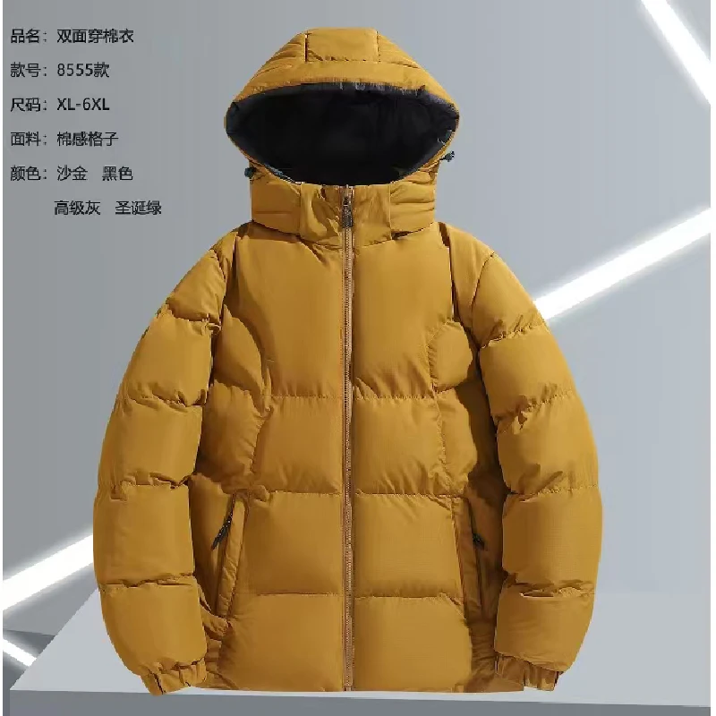 

Windproof and Waterproof Parkas for Men Outdoor Hiking Suit Men's New Double-sided Down Jacket Winter Thick Warm Parka Coat