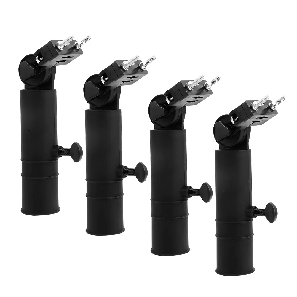 

4Pcs Umbrella Holder for Golf Push Cart Trolley Secure Bag and Cart Multi Functional Support Stand Sun Rain Protection Sturdy