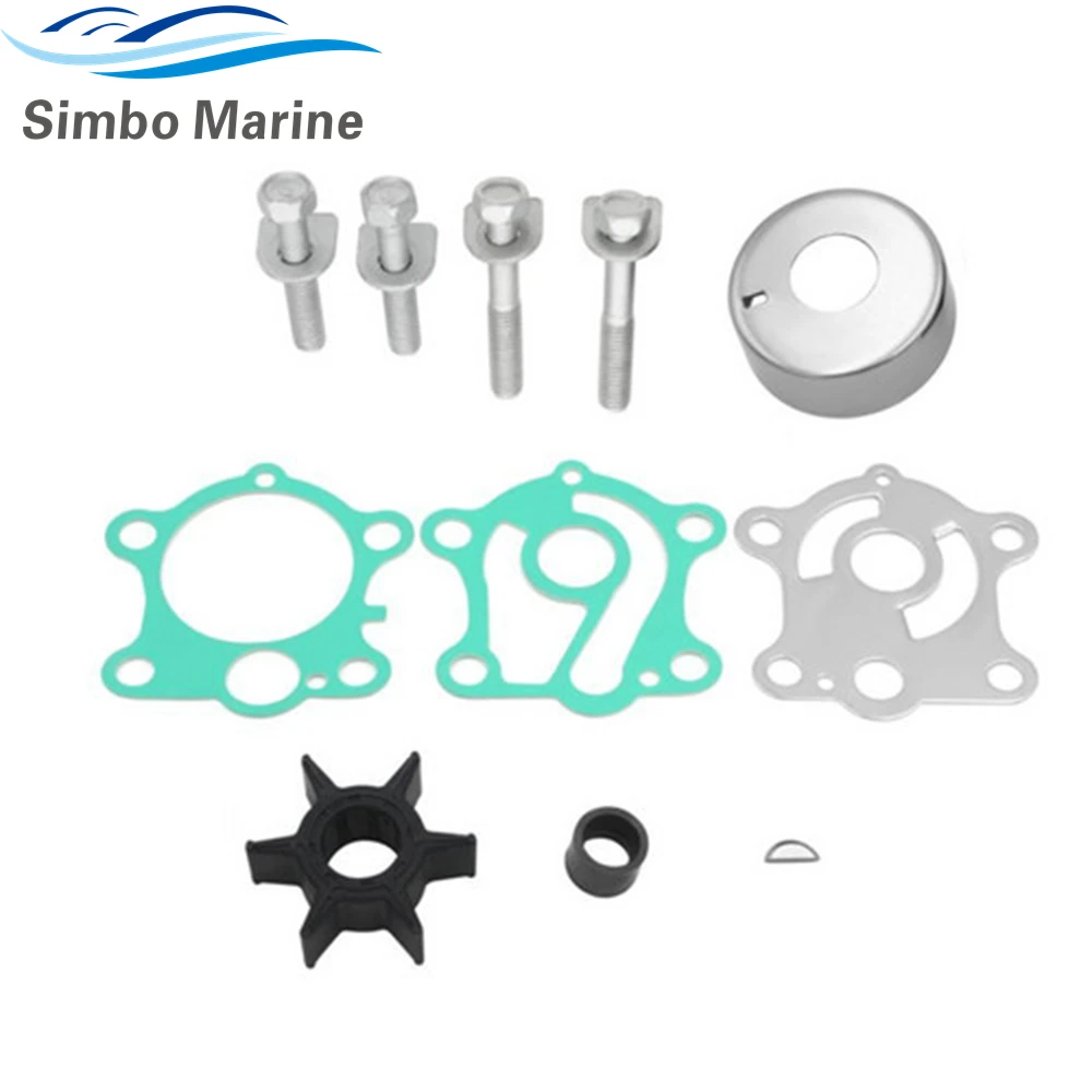 Water Pump Repair Kit for Yamaha 2-Stroke 55HP C V 55 Outboard 663-W0078 663-W0078-A0 18-3425 84188T M boat accessories marine