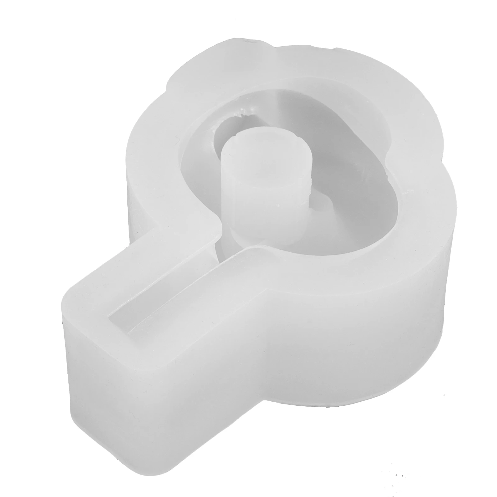 

C Mold Silicone 175g Wrapping Knot DIY Table Decoration Tapered Holder Craft Molds Easy Storage Wax Casting