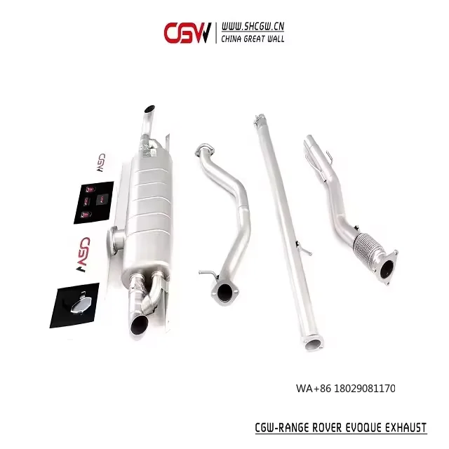 

CGW Factory Price Valve Exhausting Muffler Dual Tips Catback Exhaust Pipes for Range Rover Evoque 2.0T Year 2009 to 2020
