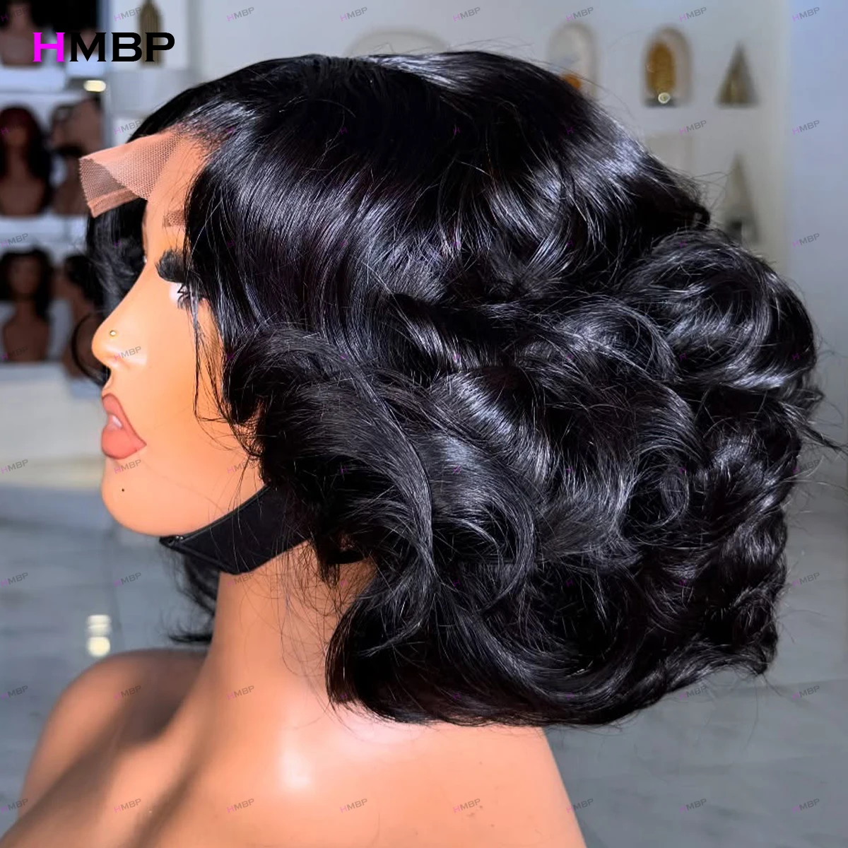 

Bouncy Curly 400 Density Glueless Wig Human Hair 13x4/13x6 HD Lace Front Wig For Women Wear And Go Brazilian HD Lace Closure Wig