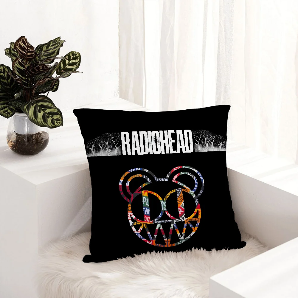 

B-British Band RadioheadS Pillow Case Plush Fabric Soft Pillowcase Double Sided Print Cushion Cover Throw Pillow Cover