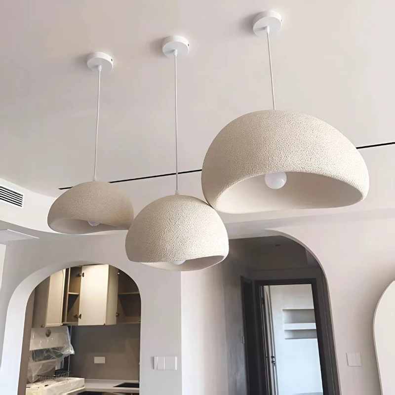 Japan Light Minimalist Wabi-Sabi  LED Chandeliers Living Kitchen Island  Restaurant Decor Hanging Lamp Suspension