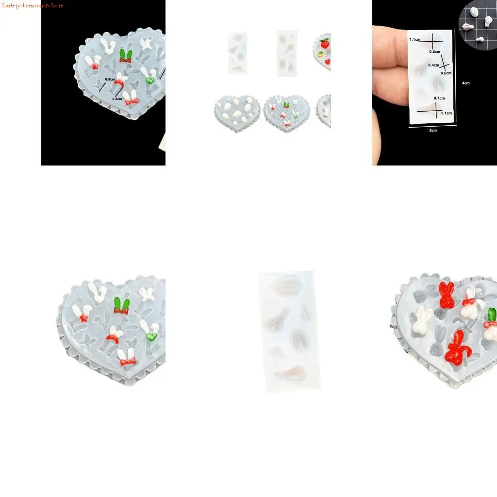 

F92D силиконовый инструмент для крафта, формы для заколок ручной работы, подходят для изготовления небольших аксессуаров для с