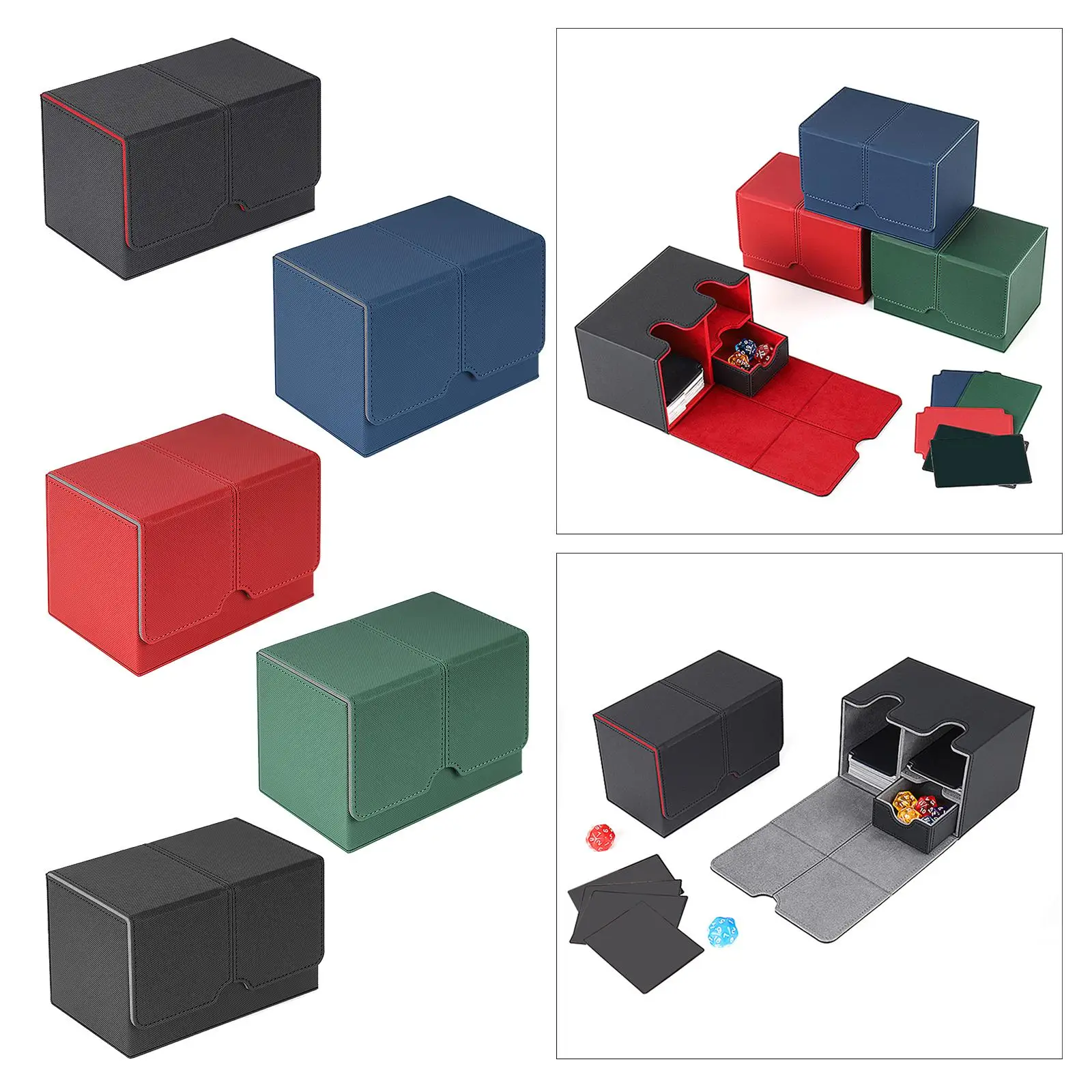 

Коробка для колоды карт Держатель игровых карт Защитные пленки для карт Прочный органайзер для карт