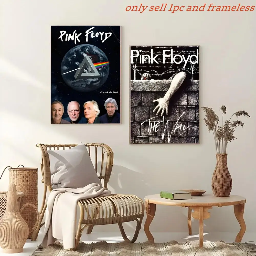 Rock Band Pink F-Floyd Poster Poster Painting And Print Wall Art Picture For Home Room Decor Gifts