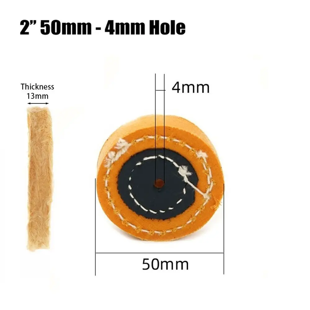 

1 шт., аксессуары для угловой шлифовальной машины, тканевый полировальный круг, желтый абразивный инструмент, полировальный круг 2/3/4/5 дюймов с отверстием 4/12/16 мм, ватный диск