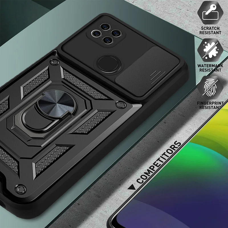 Shockproof Armor Case For Xiaomi Redmi 9A 9T 10A 10C 9CNFC Car Holder Phone Cover For Redmi Note 9 Camera Lens Protection Fundas