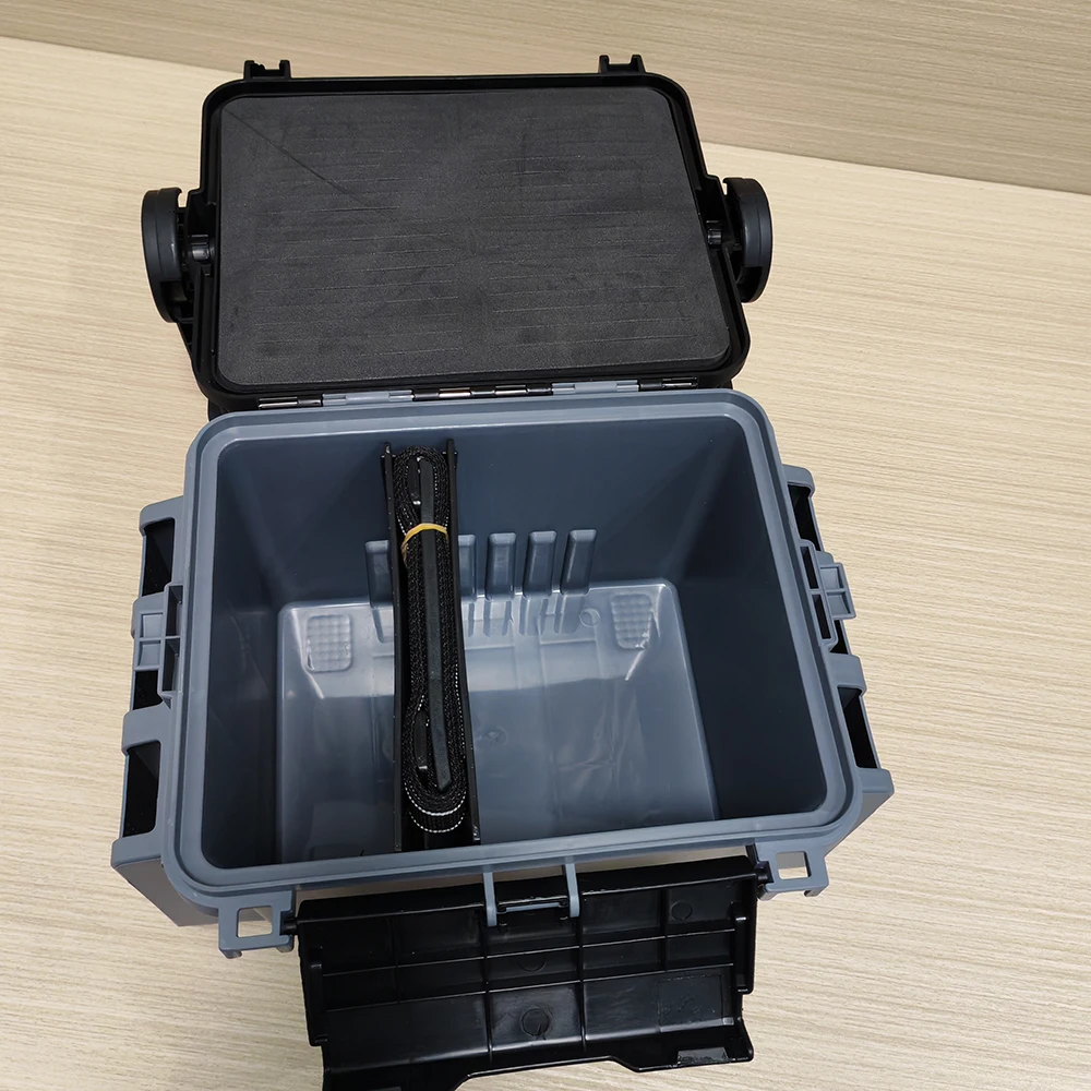 Double layer lure fishing box, fishing gear toolbox, bait box, accessory box, storage box, outdoor storage luggage and bags 6