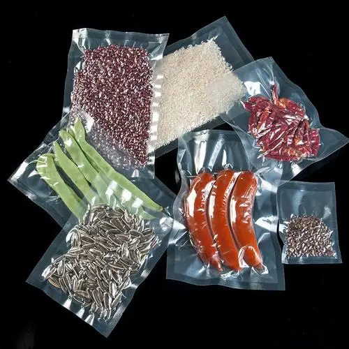 15cmx500xm Textured Vacuum Sealer Bags Rolls Meat Vegetable Channel Vacuum Packing Bag Food Grade Storage Bags Kitchen Tools