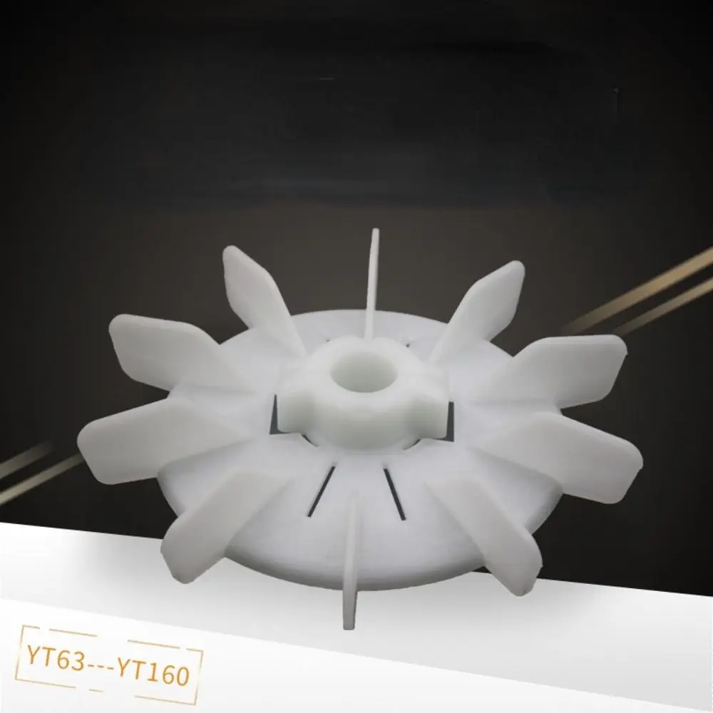 Plastic Fan Vane Motor Cooling Fan Adjustable Locking Type Fan Blade YT-63 High Temperature White Impeller Motor Accessories