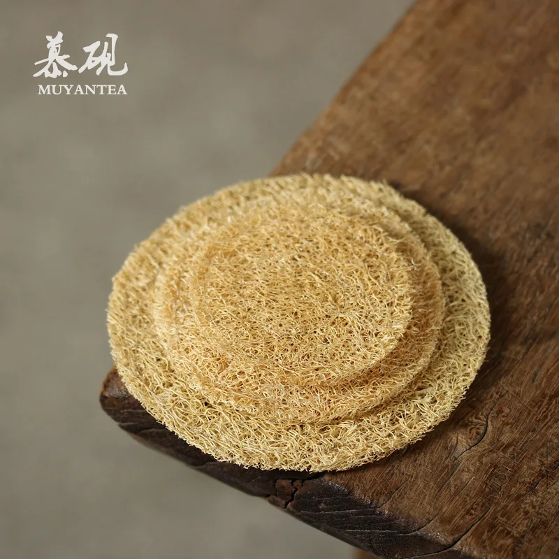 Mutaow Silk Cup Gourd Pot Support Pad, Kung Fu Set Dry Brewing Mat, Heat-Insulating Tea Accessories