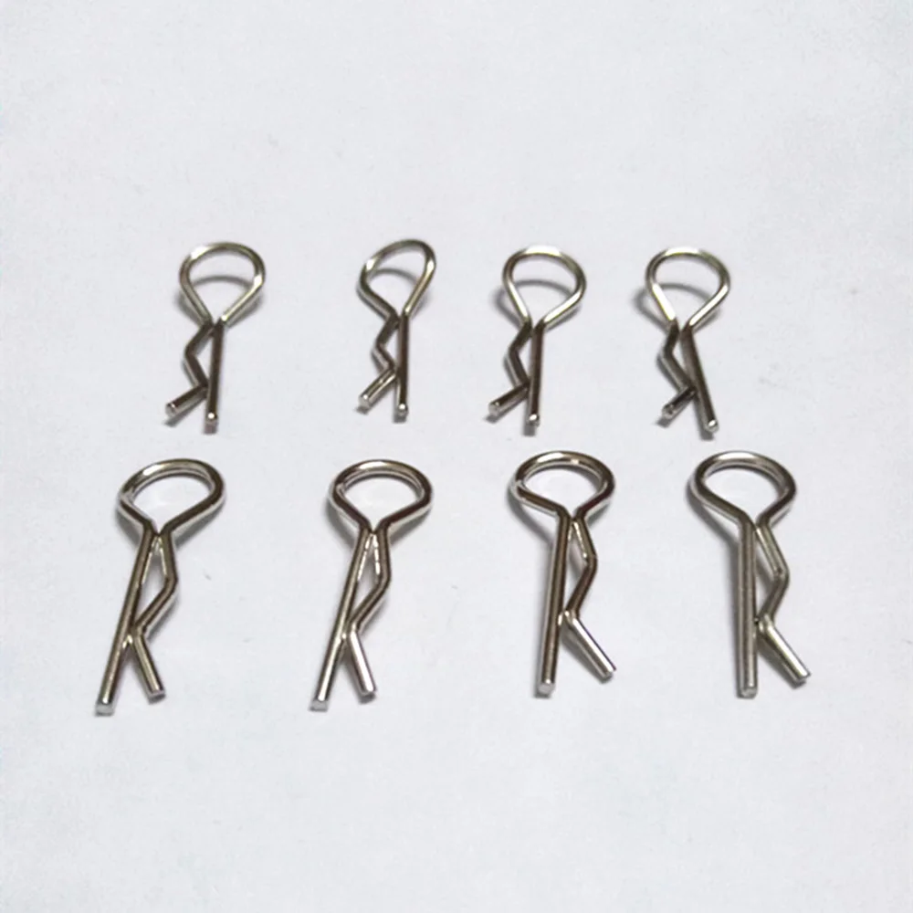 10PCS R Type Buckle Shell Clamp Shell Buckle Wave Pin Short Pin 1 To 8 1:10 Model Dhell Column Buckle 02053